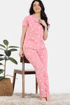 Zivame Woven Pyjama Set - Pink Icing — thumbnail 1